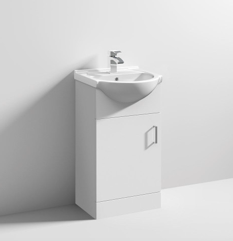 Mayford 450mm Floor Standing Cabinet & Basin - 1 Tap Hole